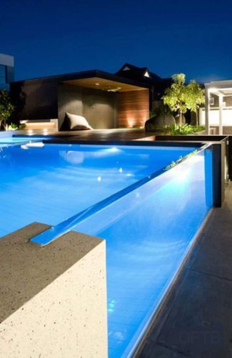 Raised Pools, Moderne Pools, Pool Landscape Design, Glass Pool, Luxury Pools, Modern Pools, Pool Lounge, Dream Pools, Have Inspiration