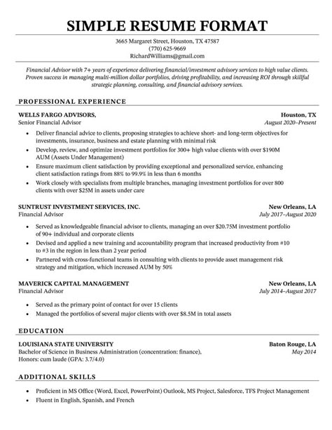 Best Resume Formats for 2024 [8+ Professional Examples] Clerical Resume Examples, The Perfect Resume, Great Resume Examples, Latest Cv Format 2024, Harvard Resume Template, Resume Sample For Job Application, Resume 2024 Design, Work Resume Templates, Best Resume Format 2023