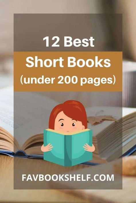 12 Best Short Books For Quick Read Short Novels, Book Discussion, Short Books, Book Board, Read List, Quick Reads, Attention Span, Book Community, English Book