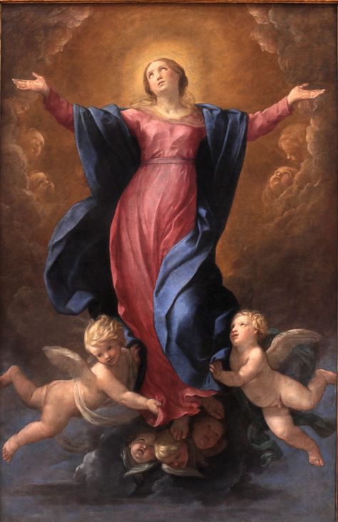 Immaculate Mary, Surrounded By Angels, Assumption Of The Virgin, Catholic Design, Mary Virgin, Assumption Of Mary, 19 August, Mary Mother Of God, Mama Mary