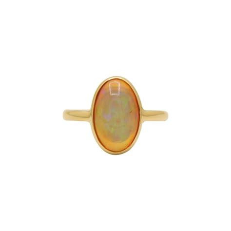 Natural High Quality Ethiopian Opal Gemstone 18k Solid Yellow Gold Handmade Rings Jewelry Item Type: Ring ----------------------- Stone: Ethiopian Opal --------------------------- Stone Color: Multi-Color ----------------------------- Stone Size: 14x9 ------------------------ Stone Cut: Faceted --------------------------- Shape: Oval --------------------------- Transparency: Translucent -------------------------------------- Natural/Lab-Created: Natural ----------------------------------------- Wedding Ring Luxury, Opal Jewelry Ring, Oval Opal Ring, Gem Stone Ring, Minimalist Silver Ring, Yellow Ring, Handmade Gold Ring, Ring Luxury, Fire Opal Ring