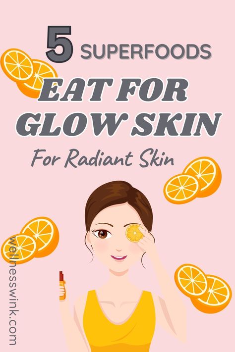 Antioxidant-rich foods for glowing skin Fruits For Glowing And Clear Skin, Natural Ways To Get Glowing Skin, What To Eat For Glowing Skin Food, Foods For Beauty, Diet For Beautiful Skin, Things To Eat For Clear Skin, Food For Skin Glow, Skin Glowing Drinks, Skin Glow Food