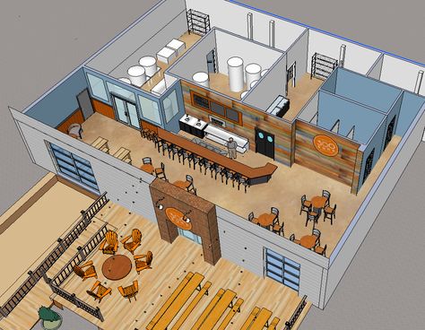 best small brewery design - Google Search Small Brewery Design, Brewery Interior, Brewery Decor, Small Brewery, Bar Deco, Brewery Bar, Brewery Restaurant, Brew Bar, Brewery Design