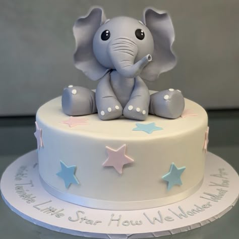 Cute Little Elephant | Nikos Cakes Elephant Birthday Cakes, Fondant Elephant, Baby Elephant Cake, Baby Shower Cake Designs, Elephant Baby Shower Cake, Elephant Cake Toppers, Elephant Cake, Elephant Baby Shower Boy, Elephant Cakes