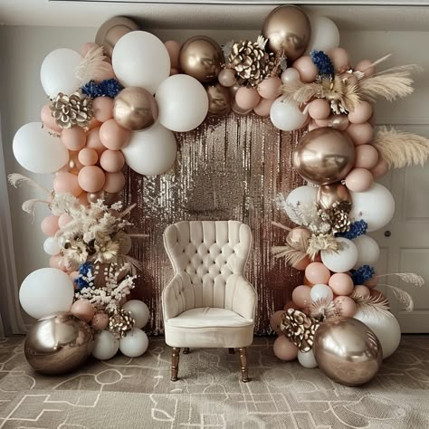 🌸🎈 Add a touch of magic to your party with our beautiful balloon floral arch! 🎉✨ Create a picture-perfect setting that will leave a lasting impression on your guests. Pin now to inspire your party planning with our stunning balloon decor ideas! #PartyIdeas #BalloonFloralArch #MemorableParty #PinterestInspiration 🌺🎈 Balloon Decor At Wedding, Circle Arch With Balloons, Balloon Arch Backdrop Ideas, 60th Birthday Ideas For Mom Decoration Backdrops, 70th Birthday Backdrop Ideas, 70 Birthday Party Ideas Decorations, 75 Birthday Decoration Ideas, 70th Bday Party Ideas For Mom, 70 Birthday Party Ideas Mom