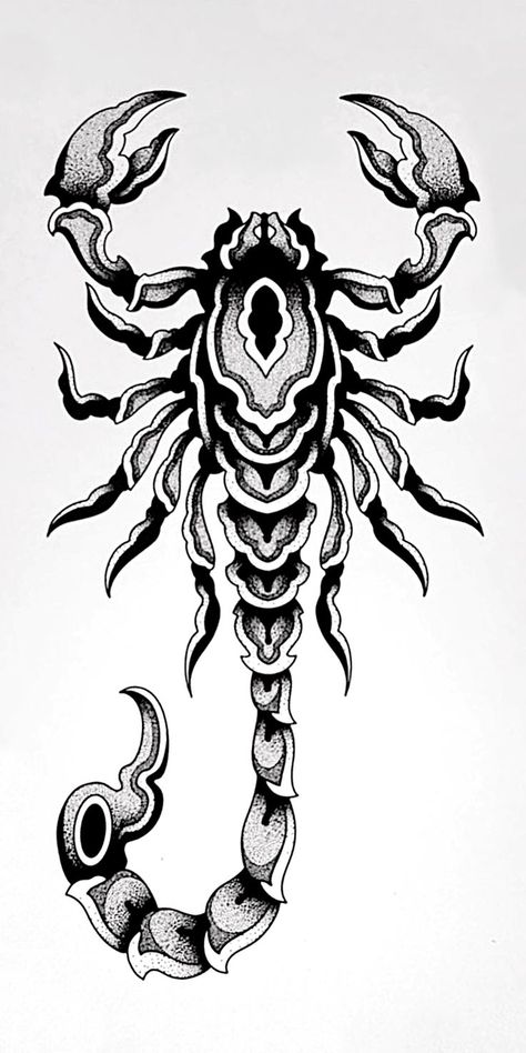 Traditional Scorpion Tattoo, Scorpion Image, Backpiece Tattoo, Scorpion Tattoo, Dark Art Tattoo, Tattoo Style Drawings, Tattoo Portfolio, Tattoo Art Drawings, Dark Tattoo