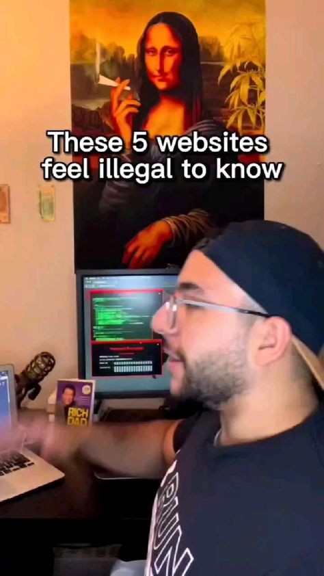 these 5 websites feels illegal to know Movie Websites, Hacking Websites, Websites For Students, Hacking Books, Movie Hacks, Learn Computer Coding, Secret Websites, High School Life Hacks, Social Life Hacks