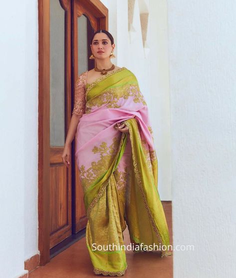 Kanjeevaram Sarees, Neeta Lulla, Saree Designs Party Wear, Saree Trends, Elegant Saree, Fancy Blouses, Stylish Sarees, Indian Attire, Saree Look