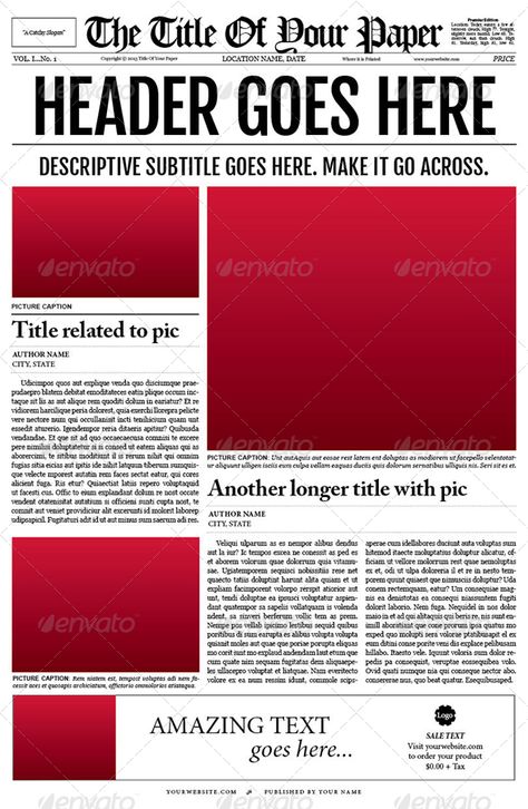 Old Style Newspaper Template Newspaper Template Design, Newspaper Article Template, Article Layout, Blank Newspaper, Newspaper Format, Newspaper Design Layout, Article Template, 잡지 레이아웃, Newspaper Layout