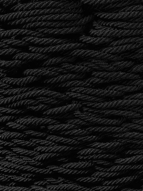 THE FOLLOW // black Wallpaper Texture, Black Gold Jewelry, Black Rope, Beaded Rope, Wallpapers Iphone, Dark Matter, Texture Background, Black Textures, Pics Art