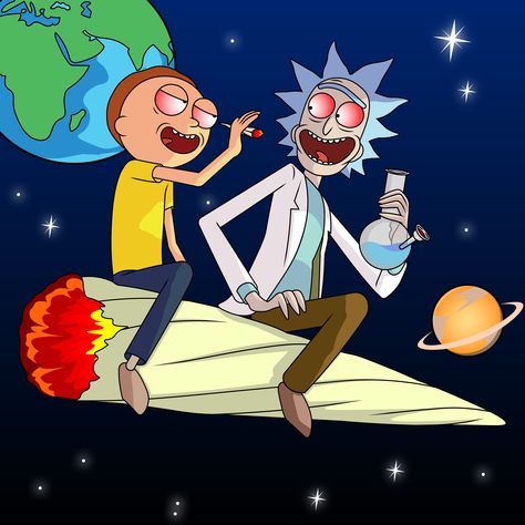 Rick E Morty, Rick And Morty Tattoo, Rick And Morty Image, Rick And Morty Drawing, Character Tattoos, Rick And Morty Characters, Trippy Cartoon, Rick And Morty Poster, Dope Cartoons