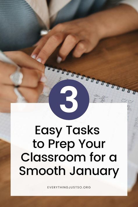 Discover 3 simple, high-impact tasks to prep your classroom before winter break. Make your January return smooth and stress-free with these teacher-approved tips! [Click to read more! Classroom Prep, January Classroom, Upper Elementary Classroom, Lesson Planning, Classroom Setting, Winter Break, Sixth Grade, How To Organize, Elementary Teacher