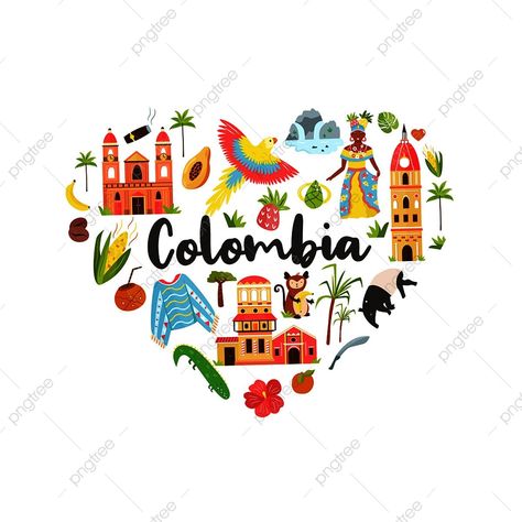 Tourist Poster, Hispanic Heritage Month Activities, Colombian Culture, Colombian Art, Culture Day, Shadow Photos, Flyer Poster, Logo Restaurant, Famous Landmarks