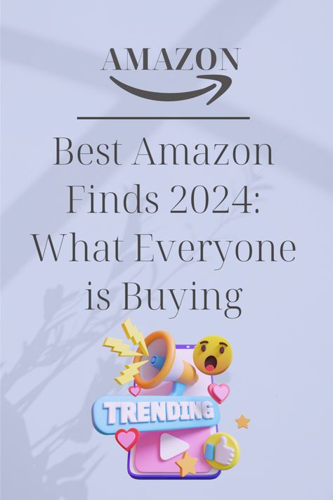 "Explore 2024's Top Amazon Finds! Dive into our curated list of must-have gadgets, trendy home decor, and fashion essentials. Discover top-rated, affordable products for tech lovers, home chefs, and style enthusiasts. Uncover Amazon's best deals and latest trends. Shop smart, save big!" Trendy Products 2024, Top Amazon Finds 2024, Amazon Finds 2024, Must Buy Amazon Products, Amazon Must Haves 2024, Best Items On Amazon, Amazon Trending Products, Top Amazon Finds, Nursery Picture Frames