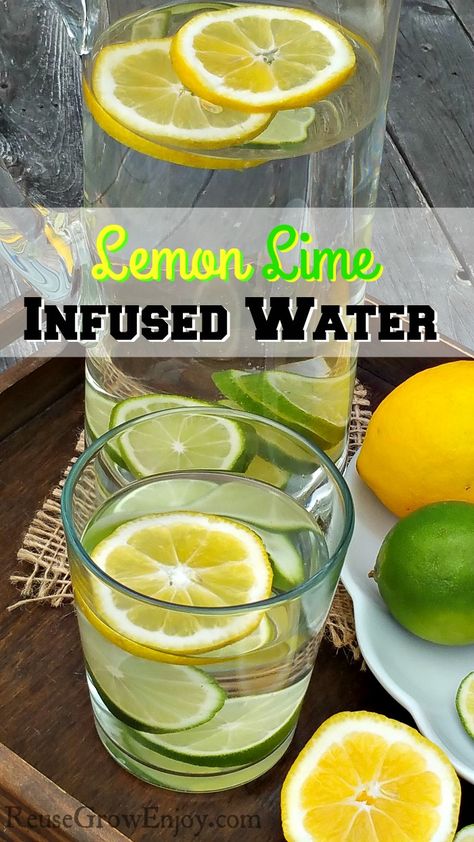 Lemon Water Challenge, Lemon Lime Water, Lime Infused Water, Lemon Water Recipe, Lemon Juice Benefits, Hot Lemon Water, Lemon Health Benefits, Lime Water, Water Challenge