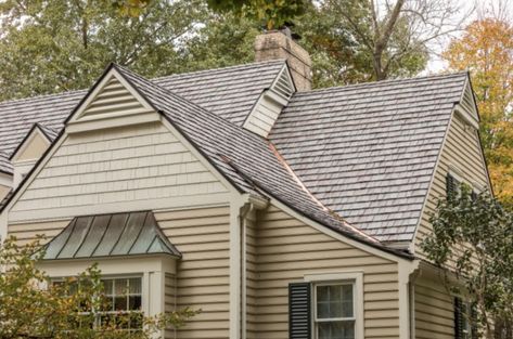 Is a Metal Shake Roof The Best Choice For You? | Brava Roof Tile Metal Shake Roof, Shake Roofing, Cedar Shake Shingles, Metal Roof Tiles, House Design Architecture, Cedar Shake Roof, Architectural Pattern, House Ideas Outside, Cabin Remodel