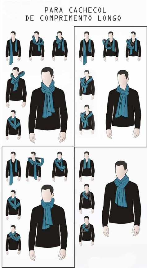 Scarf Outfit Men, Simpul Dasi, Mens Scarf Fashion, Fashion Infographic, Mens Scarf, Tie A Scarf, Men Fashion Casual Shirts, Men Stylish Dress, Mens Style Guide