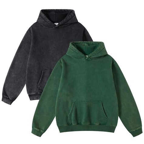 PRICES MAY VARY. FAIABLE 2 Pack Mens Hoodies: Acid wash hoodie sweatshirt without drawstring,is made up of super soft and comfortable high-quality fabric.Comfy cotton fleece is brushed inside for added softness and warmth.THE LOOK - Stretch ribbed cuffs and hem,with a kanga pocket to keep essentials close Couples Oversized Thick Hoodie Feature: Unisex casual wash sweatshirt mens long sleeve shirt is made of soft and comfy stretchy material . Round neck, long sleeve, two pockets, pullovers, feel Fall Fits Tomboy, Vintage Hoodies Men, Oversize Hoodie Men, Amazon Mens Fashion, Calm Fits Men, Men’s Hoodies, Men Clothes Aesthetic, Mens Granola Style, Baggie Hoodie