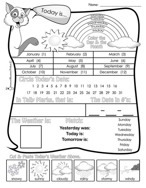 Morning Calendar  is one of the most fun times in the classroom, isn't it?  Especially, when you keep it interactive.  Anytime children g... Calendar Worksheets Kindergarten, Calendar Time Kindergarten, Circle Time Calendar, Morning Circle Time, Free Morning Work, Morning Calendar, Popcorn Popping, Morning Circle, Kindergarten Calendar