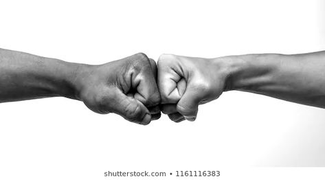 Monochrome Black And White, Black And White People, Bump Photos, Fist Bump, Communications Strategy, Bar Graphs, White Image, Bump, Adobe Stock