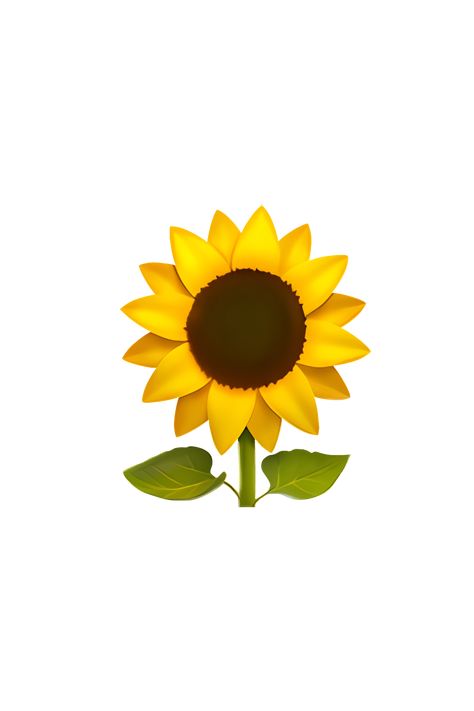 Flower Emoji Iphone, Emoji Iphone Ios Png, Flowers Emoji, Sunflower Icon, Emoji Flower, Flower Emoji, Emoji Ip, Green Emoji, Png Emoji