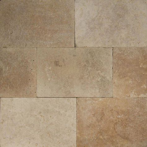 Mudroom Floors, Light Kitchen Floor, Organic Tile, Deck Courtyard, Dubai Villa, Mudroom Flooring, Travertine Pavers, Paver Tiles, Light And Dwell