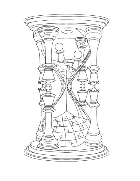 Hourglass Tattoo Stencil Outline, Clock And Hour Glass Tattoo Design, Hourglass Coloring Pages, Grim Reaper Tattoo Stencil Outline, Hourglass Tattoo Stencil, Hourglass Outline, Sand Clock Tattoo, Clock Face Tattoo, Hourglass Tattoo Design