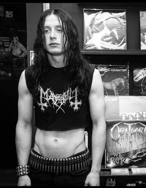 Daniel Desario, Culkin Brothers, Metalhead Guy, Lord Of Chaos, Man With Long Hair, Crop Top Men, Lords Of Chaos, Rory Culkin, Chaos Lord