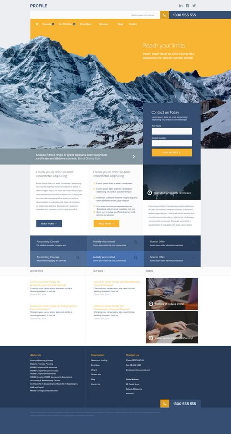 Free Unique Corporate Website PSD Template Pretty Websites, 블로그 디자인, Web Design Quotes, Web Design Mobile, Best Website Design, Webdesign Inspiration, Portfolio Website Design, Free Website Templates, Corporate Website