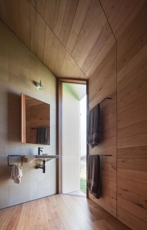 Shearers Quarters by John Wardle Architects John Wardle, Interior Cladding, Short Glass, Natural Wood Flooring, Rural House, Interior Minimalista, Steel Columns, Wood Cladding, Concrete House