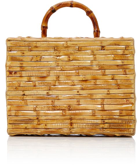 I'm not sure what it is, but I love this bag! It's probably the bamboo handles. Glorinha Paranagua Sorrento Bamboo Bag #bamboobag #purses #totes #shopthelook #affiliate #handbags Bamboo Handle Bag, Bag Illustration, Bamboo Canes, Bamboo Bag, My Style Bags, Cat Obsession, Unique Purses, Bamboo Handles, Sorrento