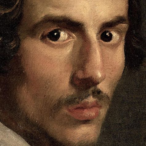 Gian Lorenzo Bernini. Self-Portrait. C.1623. Detail. @galleriaborgheseufficiale - " There are two devices which can help the sculptor to… Gian Lorenzo Bernini, Art Baroque, Lorenzo Bernini, Istoria Artei, Italian Sculptors, Peter Paul Rubens, Baroque Art, Johannes Vermeer, Oil Canvas