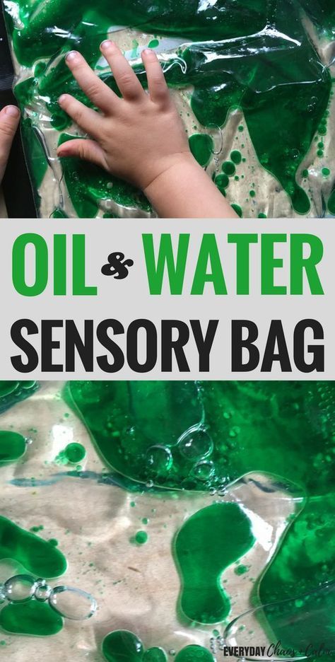 Try this mess free sensory play idea- make your own oil and water sensory bag! Great activity for babies! Oil And Water Sensory Bag, Homemade Sensory, Sensory Bag, Sensory Bags, Baby Sensory Play, Sensory Crafts, Sensory Activities Toddlers, Baby Play Activities, Sensory Ideas