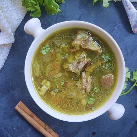 Mutton Bone Soup Recipe |Mutton Soup - Cook with Sharmila Mutton Soup, Malt Recipe, Chicken Flavored Rice, Healthy Lemonade, Bone Soup, Dum Biryani, Lamb Stew, The Soup, Curry Chicken Recipes