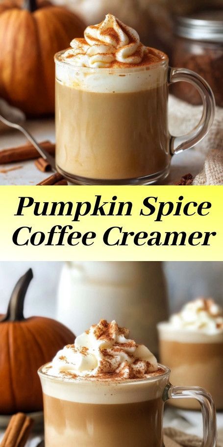 Homemade Pumpkin Spice Coffee Creamer Embrace the flavors of fall with this delightful homemade pumpkin spice coffee creamer. Perfect for cozy mornings or an afternoon pick-me-up, this seasonal blend will transform your ordinary coffee into a warm, spiced treat. Pumpkin Creamer With Half And Half, Pumpkin Spice Creamer Recipe Homemade, Homemade Pumpkin Creamer, Pumpkin Creamer Recipe, Pumpkin Spice Creamer Recipe, Homemade Pumpkin Spice Coffee Creamer, Pumpkin Creamer, Homemade Creamer, Pumpkin Coffee Creamer