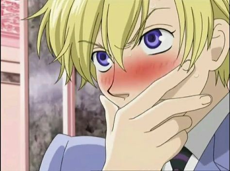 Ouran Highschool - Tamaki blushing Aot Gifs, Host Club Anime, Ouran Highschool Host Club, Ouran Highschool, Ouran Host Club, School Clubs, Captain Tsubasa, Ouran High School Host Club, High School Host Club