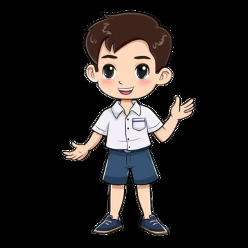 Male Smile, Cartoon Study, Cute School Uniform, School Gifts For Kids, Cartoon Png Transparent, Thai Student Uniform, Back To School Gifts For Kids, Boy Cartoon Characters, Male Cartoon