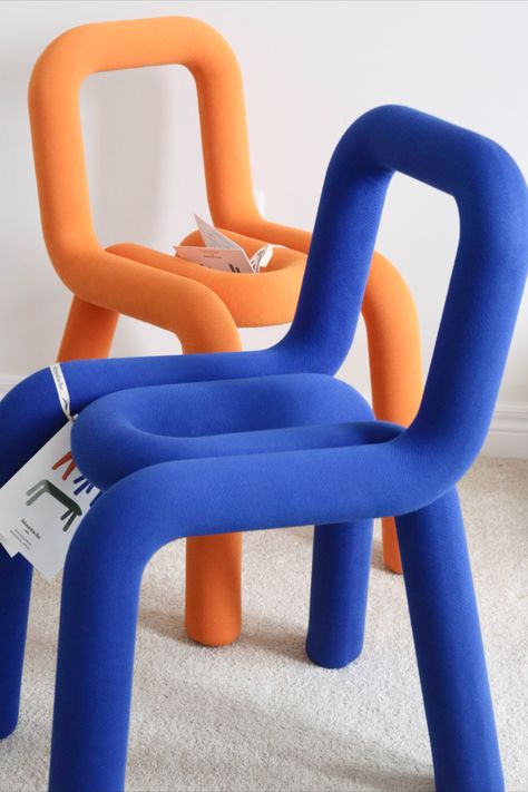 Bold Color Furniture, Trendy Furniture 2024, Sifan Hassan, House In The Field, Moustache Design, Bold Chairs, Moma Museum, High End Home, Chair Art