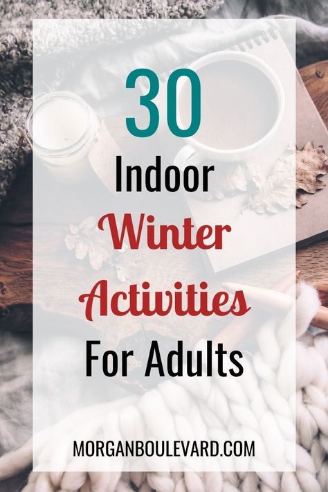 This list has all of the best indoor winter activities for adults. These things to do are fun and cheap or free. Some of the ideas are crafts, reading, cooking, and more. Winter Crafts For Elderly, Indoor Winter Themed Games, Winter Party Activities For Adults, Activities For January For Seniors, Indoor Winter Activities For Adults, December Senior Activities, New Year’s Day Activities, Winter Activities Adults, Christmas Activity Ideas For Adults