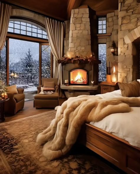 Dream Life House, Cabins And Cottages, Winter Vibes, Dream House Interior, Cabin Ideas, Cabin Homes, Cozy Room, Mountain Home, Mountain House