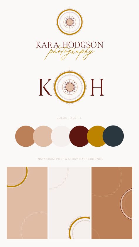 Custom logo, brand identity and social media graphics for a photography business Photography Logo Color Palettes, Website Color Palette, Tips For Small Businesses, Photography Logo Design, Font Combinations, Brand Color Palette, Brand Fonts, Logo Brand Identity, Branding Website Design