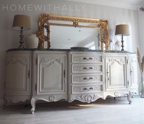 Iranian Design Home, Provincial Interior Design, Mum Story, French Provincial Interior Design, French Country Sideboard, Fine Antique Furniture, French Sideboard, Provincial Furniture, French Country Furniture