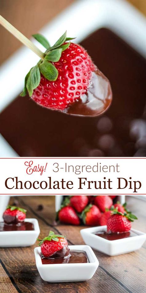 Melt Chocolate For Dipping, Chocolate Dip Recipe, Dipped Fruit, Chocolate Dipping, Chocolate Fondue Recipe, Chocolate Sauce Recipes, Chocolate Dip, Chocolate Dipping Sauce, Fruit Dips Recipes