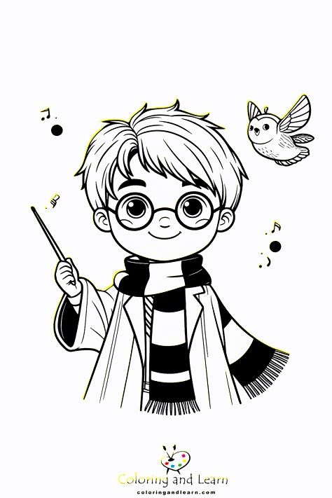 Best printable Harry Potter Coloring Pages  - Harry Potter coloring pages feature iconic characters, spells, and scenes from the beloved series. These pages provide fans with a magical canvas to c... - drawing Cute Harry Potter Art, Coloring Harry Potter, How To Draw Harry Potter, Harry Potter Coloring Pages Printables, Harry Potter Cute Drawings, Dibujo Harry Potter, Harry Potter Colouring Pages, Coloring Pages Harry Potter, Harry Potter Draw