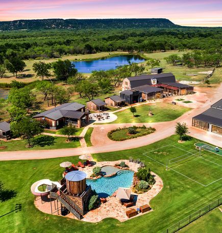 Our Ranches Family Compound, Rocker, Texas, Swimming, Pool, Baseball