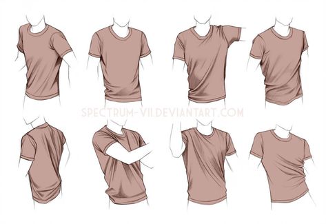 How to Art Shirt Reference, Clothing Study, Clothing Drawing, Reference Clothes, Drawing Study, Clothes Drawing, Clothes Anime, Clothing Sketches, Shirt Drawing