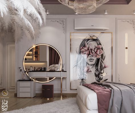 Young Woman Bedroom, Luxury Room Bedroom, Bedroom Interior Design Luxury, Luxury Closets Design, Woman Bedroom, Girl Bedroom Designs, Bedroom Decor Design, Girl Bedroom Decor, Room Design Bedroom