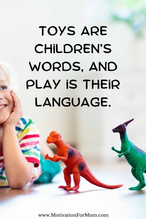 24 Awesome quotes about kids playing, imagination, pretending and more. Playtime Quotes, Playing Games Quotes, Playing Quotes, Quotes About Play, Toy Shop Ideas, Art Quotes For Kids, Child's Play Quotes, Inspirational Quotes For Parents, Sr Quotes