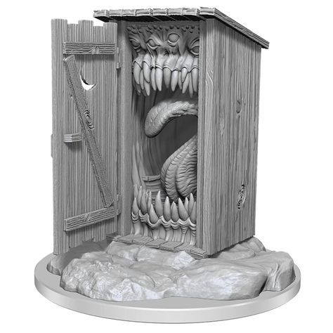 PRICES MAY VARY. D&D Nolzur's Marvelous Unpainted Miniatures - W17 Giant Mimic Dnd Mini, Pokemon Dragon, D&d Minis, Dungeon Master, Cthulhu, Magic The Gathering, Easy Paintings, Roleplaying Game, The Box