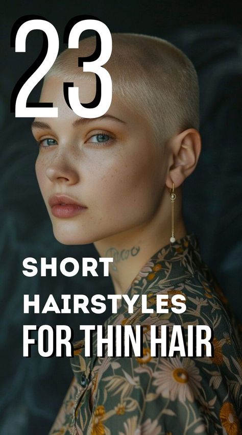 Short haircuts for thin hair can transform your style! Try these sleek, voluminous looks that add depth and texture, making your hair appear thicker and healthier. Short Haircuts For Fine Thinning Hair, Short Hairstyle Women Fine Hair, Voluminous Hairstyles, Hairstyles For Thinning Hair, Messy Bob Hairstyles, Messy Bob, Best Short Hairstyles, Perfect Hairstyle, Voluminous Hair